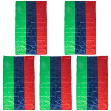5Pièces Toile Tarp Couverture Anti-Uv Résistante Assortie
