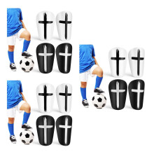 6Paires Protège-Tibias Football Enfant Élasticité Confort Usage Sport