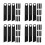 48Pcs Stainless Steel Fire Starter Tool Black for Camping Kitchen Use 1