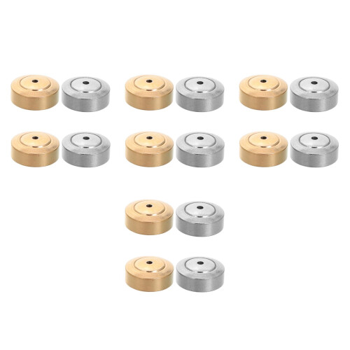 16Pièces Protections Boucles D'oreilles Acier Silicone Variées