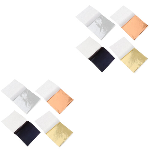 Papier Feuille Or Imité DIY Artisanat Sécurisé 2
