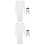 2Sets Traditioneel Wit Polyester, Feestkleding 6