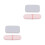 2Ensembles Protections Rose En Silicone Confortables Antibruit 7