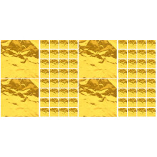 400Stk Goldene Schokoladenpapier Folie Candy Verpackung Zum Einwickeln