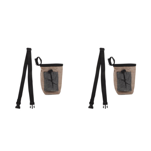 2Pièces Traitement Marron Portable Usage Extérieur Robuste 1