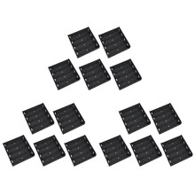 15PCS 4X 21700 Battery Holder Storage Box Case ABS Fireproof Power Bank Cases Slot Batteries Container with Shrapnel