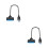 2Pièces Câble Adaptateur Portable Noir Transfert Haute 1