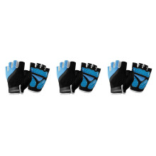 3Paires Fitness Demi Doigts Respirant Anti Ampoules