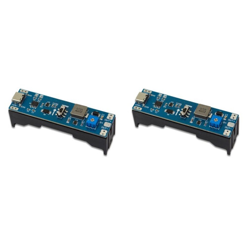 2X 18650 Lithium Battery Charging Discharging Boost Voltage Regulator Module 3.7V to 12V Charging Boost Discharge Module