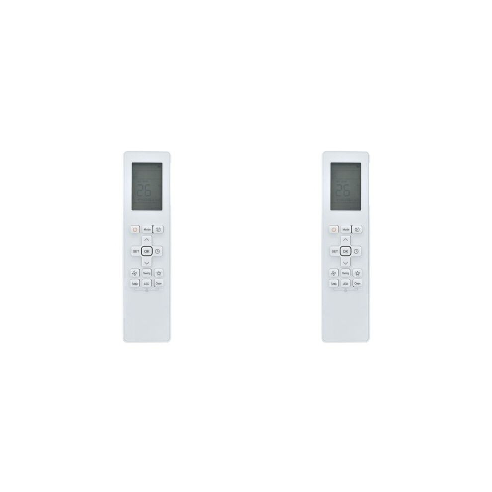 2X Rg10b (G)/Bgef Air Conditioner Remote Control For Midea Refrigeration Heating Air Conditioner Rg10b (K1)/Bgefu1 6032653213074