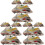 12Pièces Jouets Cuisine Réalistes Plastique Multi Usage Décor Table 1