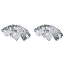 400Pièces Lingettes Argentées Pour Retrait De Vernis Gel Et