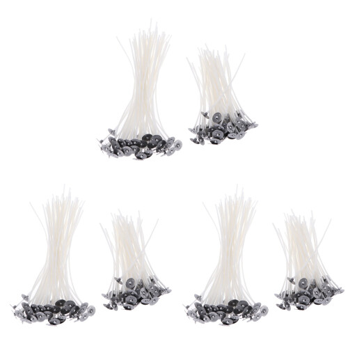 450Pièces Mèches Blanches Pour Fabrication De Bougies, Couture Soignée