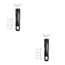 2Pcs Fry Pan Handle Replacement Black Bakelite Anti-Scald Pot Grip