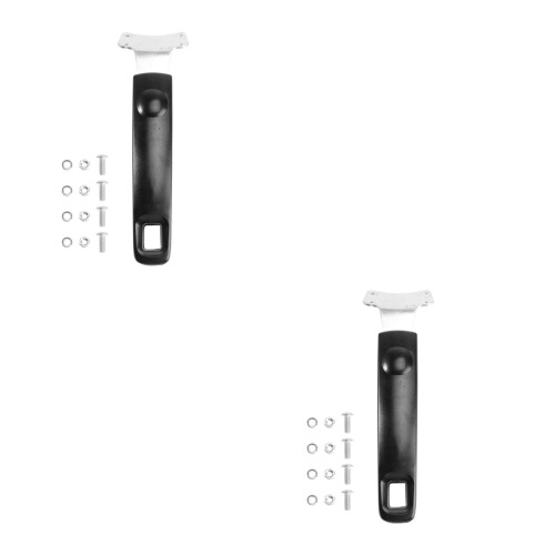 2Pcs Fry Pan Handle Replacement Black Bakelite Anti-Scald Pot Grip
