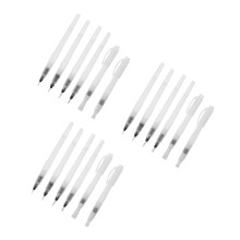 18Pcs DIY Watercolor Painting Brush Pens Transparent Plastic Soft Tips