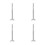 4Sets Rotatable Aluminum Projector Mount Ceiling Wall Stand Heavy Duty 4