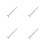 4Sets Rotatable Aluminum Projector Mount Ceiling Wall Stand Heavy Duty 9