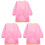 3Pièces Tablier Art Enfant Rose Fermeture Durable 1