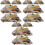 12Pièces Jouets Cuisine Réalistes Plastique Multi Usage Décor Table 4