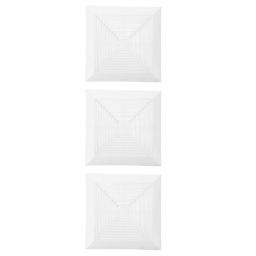 3Pièces Cache Ventilateur ABS Ressorts Pour Salle De Bain