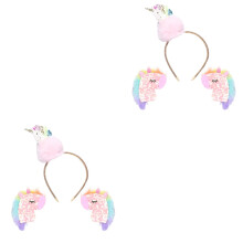 6Pièces Cerceaux Multicolores Enfant Légers Accessoire Fête