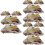 12Pièces Jouets Cuisine Réalistes Plastique Multi Usage Décor Table 7