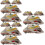 12Pièces Jouets Cuisine Réalistes Plastique Multi Usage Décor Table 8