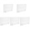 5Sets Multi-Use Transparent Acrylic Message Board for Home Office 1