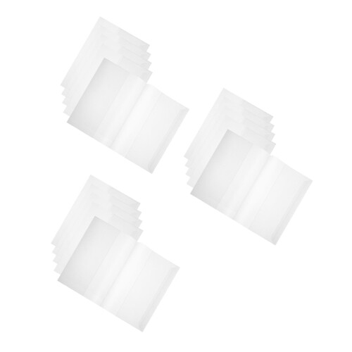 15Stk Transparente PP Buchcover Schutz Für Schulbücher