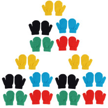 15Paren Paar Gebreide Kinderhandschoenen Unisex Volle Vingers