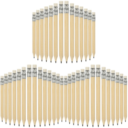 180Pièces Petits Crayons Courts Bois Pour Enfants