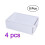 20Stk Damen Weiß Transparent Stapelbar Organizer 1