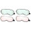 4Pcs Soft Silk Eyeshade Eye Mask Sleep Blackout Solid Color for Travel 1