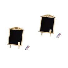 2St Kleurrijk Door Hanger Blackboard Van Hout, Slijtvast En Langdurig