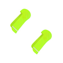 2Pcs Durable Light Green Beanie Caps for Cycling with Night Visibility