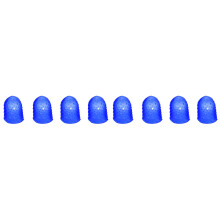 8St Duurzame Blauwe Silicone Gitaar Vingertop Beschermers, Vingers
