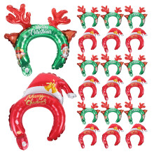 100Pcs Multi-Color Inflatable Balloon Headbands Party Hair Accessories