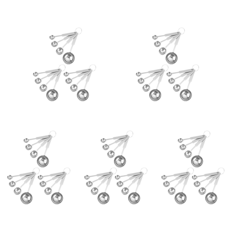 60Pcs Stainless Steel Measuring Spoon Set Kitchen Baking Tools Silver-image-OPC-PS5DW5Q-NEW