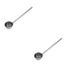 2Pcs Large Capacity Water Ladle Stainless Steel for Household Use