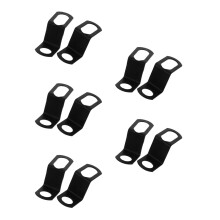 10Pcs Black Iron Motorcycle Rear Turn Signal Brackets Stable Mount