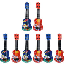 8Pcs Kids Ukulele Toy Assorted Colors Mini Guitar for Beginners Play