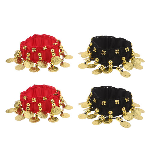 4Pièces Accessoires Costume Mousseline Pour Danse Et