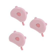3Pcs Flexible Pink Body Measuring Tape Soft Dual-Sided for loss