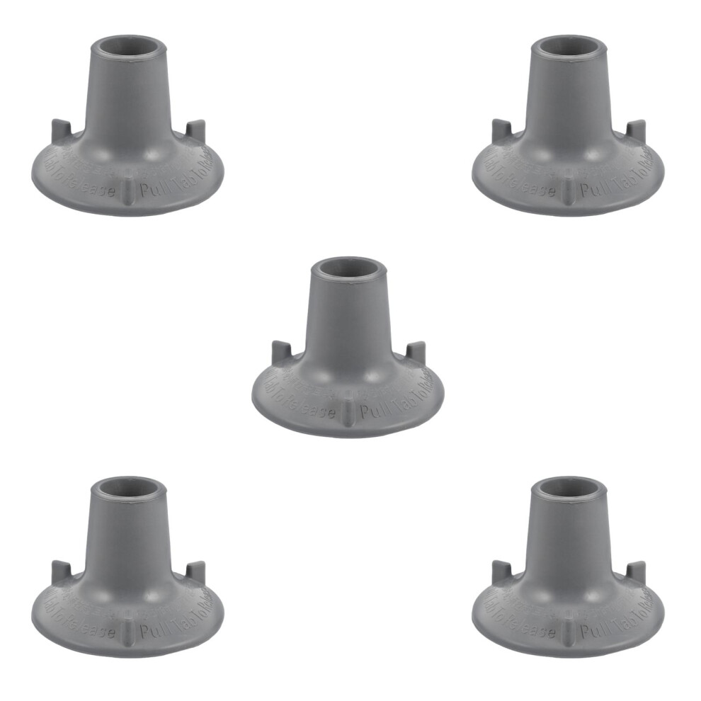 Inoomp 5Pcs Durable Rubber Toilet Seat Foot Pads With Large Suction Cups