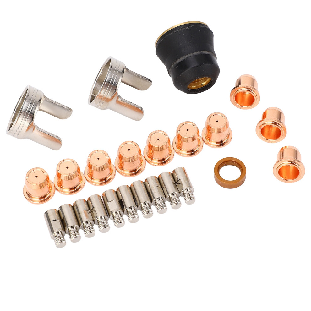 24Pc Plasma Cutting Tip Kit Suitable For Ipt-60 Pt-60 Ipt-40 Plasma Torch Parts 8321386436002