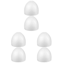 6Pièces Gâteau Mousse Blanc Pour DIY Modèle Pratique Réutilisable