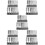 5Ensembles Assortiment Forets Pour Maison Argenté 9