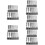 5Ensembles Assortiment Forets Pour Maison Argenté 11