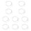 10Pcs Decorative Transparent Optical Fiber for Illumination 1